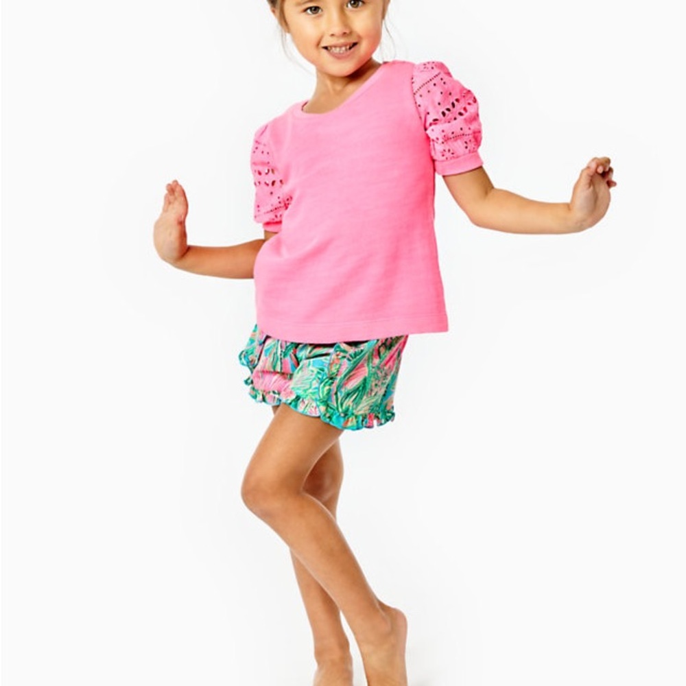 Lilly Pulitzer Mini Janna Eyelet Top